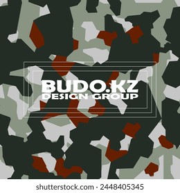 Original camouflage texture. Vector. EPS