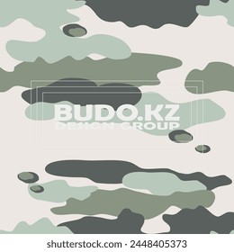 Textura de camuflaje original. Vector. EPS