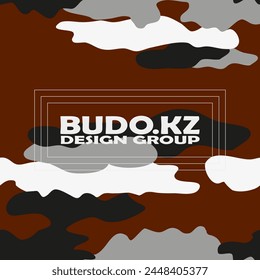 Original camouflage texture. Vector. EPS