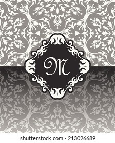 Original card. Background, vintage style, retro design                           