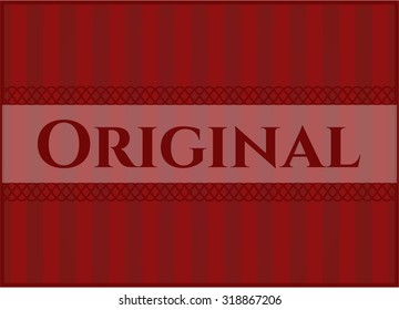 Original card or poster