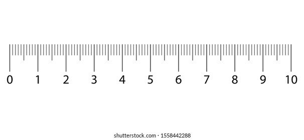 Original Centimeter Ruler Measuring Tool Graduation Stock Vector ...