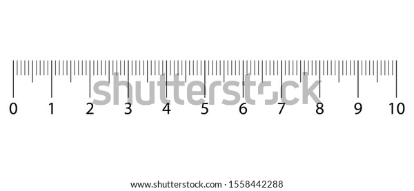 Original Centimeter Ruler Measuring Tool Graduation Stock Vector ...