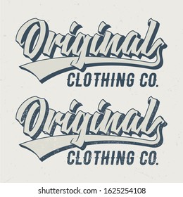 Original Clothin Co. - Tee Design For Printing