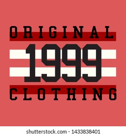 ORIGINAL CLOTHING 1999 SLOGAN PRINT VECTOR
