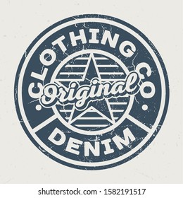 Original Clothing Co. - Vintage Tee Design for Printing