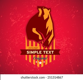 original club, logo and t-shirt graphics, vectors