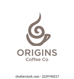 Original Coffee Logo Design ,  coffee shop Logo, Vintage Logo