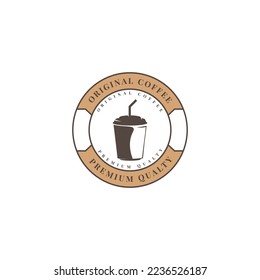 Original Coffee premium quality logo illustration template design