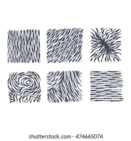original collection of textures for registration of positions and typography
