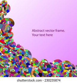 original color frame for your text. Universal background