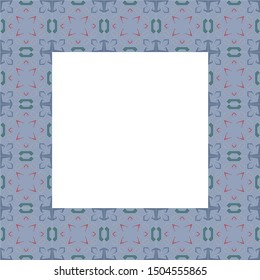 Original colored oriental smooth ornament design patterns with line based improvements card template