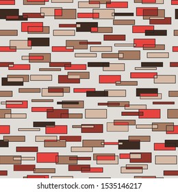 original colorful abstract pattern of simple shapes