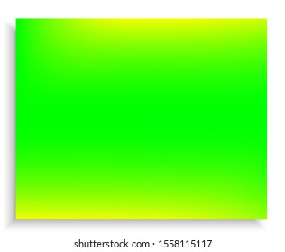 Original colorful modern background. Flat backdrop with smooth and soft shadow. Vector illustration element. Green trendy and easy editable colored banner template.