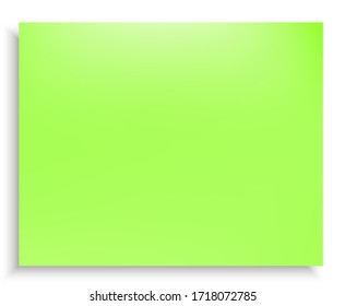 Original colorful modern background. Fresh backdrop with smooth and soft shadow. Vector illustration space. Green trendy and easy editable colored banner template.