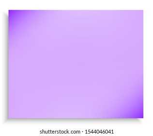 Original colorful modern background. Vector illustration layout. Minimal backdrop with smooth and soft shadow. Violet trendy and easy editable colored banner template.