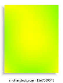Original colorful modern background. Vector illustration space. Graphic backdrop with smooth and soft shadow. Yellow trendy and easy editable colored banner template.
