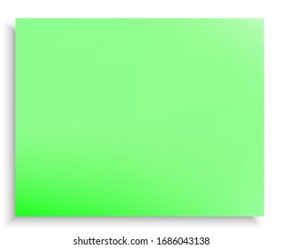 Original colorful modern background. Vector illustration texture. Creative backdrop with smooth and soft shadow. Green trendy and easy editable colored banner template.