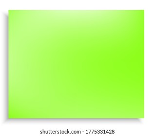 Original colorful modern background. Vector illustration space. Effective backdrop with smooth and soft shadow. Green trendy and easy editable colored banner template.