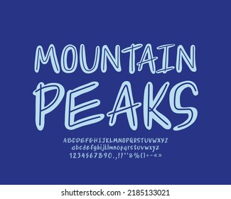 Original cover with handwritten font
