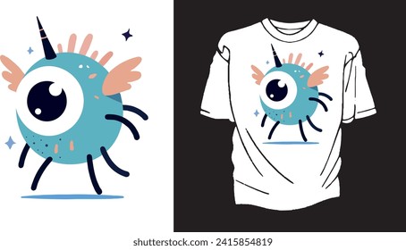 Original diseño vectorial coby monocasco de fantasía de un solo ojo