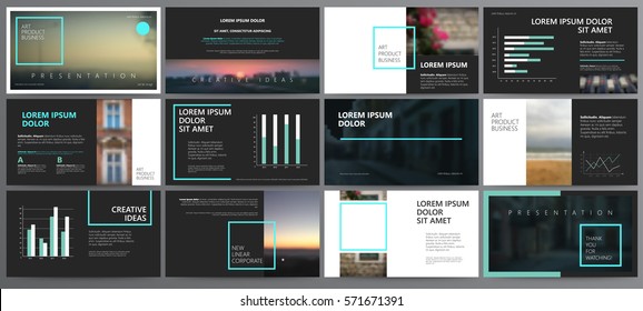 Original dark Presentation templates or corporate booklet. 
Easy Use in creative flyer and style info banner, trendy strategy mockups. 
Simple modern Slideshow or Startup. ppt. 