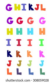 The original decorative letter vector illustration