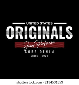 original denim streetwear t-shirt and apparel