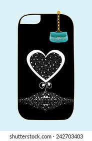 Original design background cover sticker on phone
