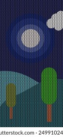 ORIGINAL DESIGN background knit pattern simple 