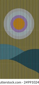 ORIGINAL DESIGN background knit pattern simple 