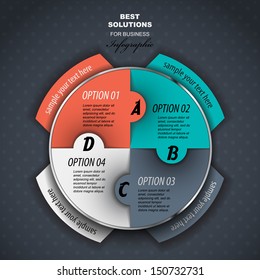 original design diagram data / vector infographic