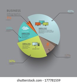 original design diagram data / vector element