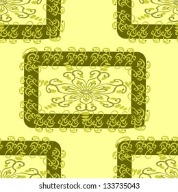 The original design on a yellow background