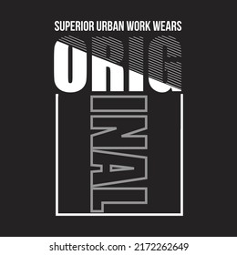 original design typography vector illustration for print