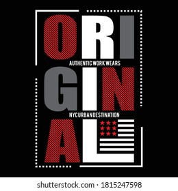 original design typography,vector illustration for print