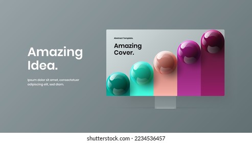 Original display mockup web banner illustration. Abstract website screen vector design layout.