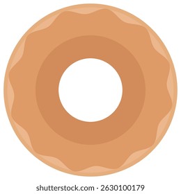 Original donut icon vector illustration isolated on white background.