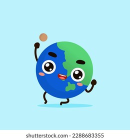 Personajes originales de la Tierra para cualquier propósito incluyendo afiche del Día de la Tierra - Totalmente editable
