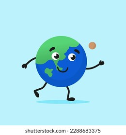 Original Earth Characters for Any Purpose Including Earth Day Poster - Fully Editable