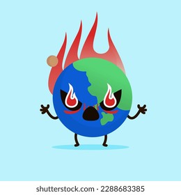 Original Earth Characters for Any Purpose Including Earth Day Poster - Fully Editable