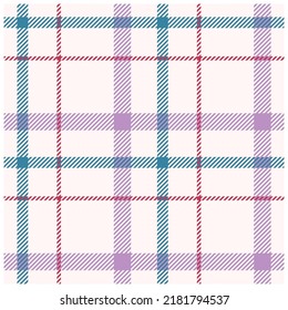 Original fabric seamless design. Plaid cloth vector illustration