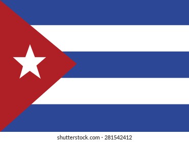 original Flag of Cuba 