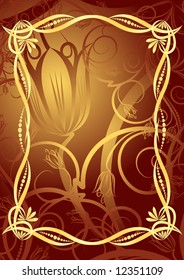Original floral background