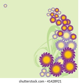 Original floral card