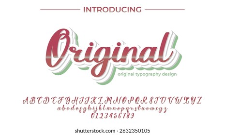 Original Font Stylish brush painted an uppercase vector letters, alphabet, typeface