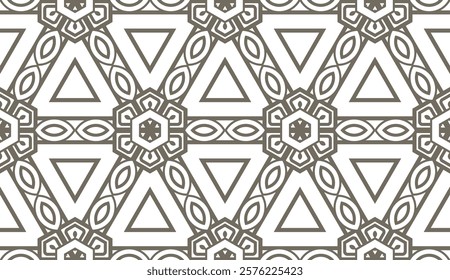 Original geometric pattern. Seamless vector illustration. For scrapbooking, template, fashion, design