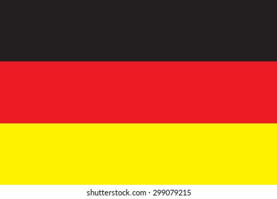 Original Germany flag vector in official format and true colors.