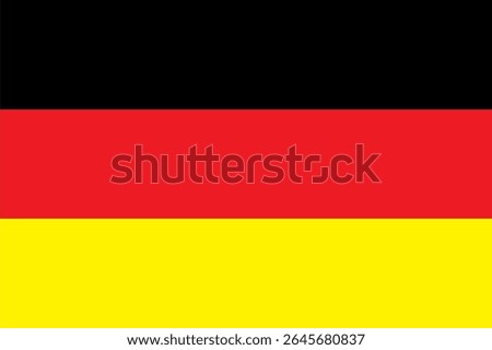 Original Germany flag vector in official format and true colors