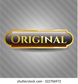 Banda o emblema dorado original